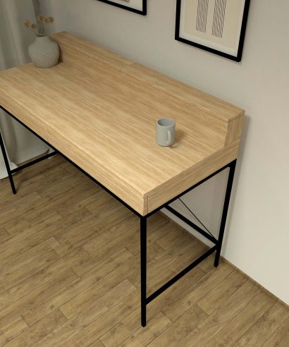 Schreibtisch mit Metallgestell, luxus möbel, moderne möbel, designermöbel, design möbel online shop, edle möbel, exklusive büromöbel, Exklusive Möbel, Schreibtisch, Skandinavisch, Tisch,, Schreibtisch, Skandinavisch, Tisch, Holztisch, Massmöbel, echtes Holz, Echtholz, Echtholzmöbel, Schreibtisch aus Holz