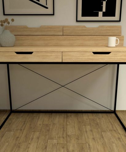 Schreibtisch mit Metallgestell, luxus möbel, moderne möbel, designermöbel, design möbel online shop, edle möbel, exklusive büromöbel, Exklusive Möbel, Schreibtisch, Skandinavisch, Tisch,, Schreibtisch, Skandinavisch, Tisch, Holztisch, Massmöbel, echtes Holz, Echtholz, Echtholzmöbel, Schreibtisch aus Holz