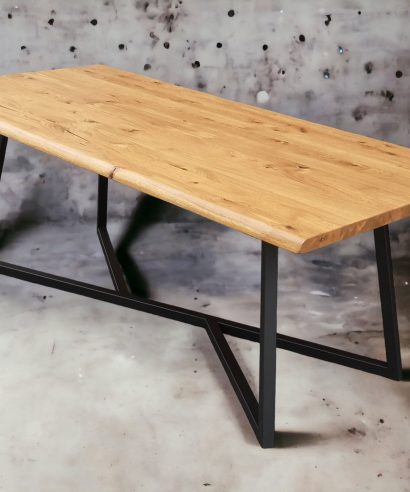 Esstisch, echtes Holz, Tisch, Holztisch, Lofttisch, Holz, massiv Holz, Eichenholz, Holzplatte, Tischplatte, Schreibtisch, Massmöbel, luxus möbel, moderne möbel, designermöbel, design möbel online shop, edle möbel, exklusive Esstische, Exklusive Möbel, Echtholz, Echtholzmöbel, Esstisch mit Schubladen, Tisch mit Schubladen, Esstisch mit Metallgestell, Tisch mit Metallgestell