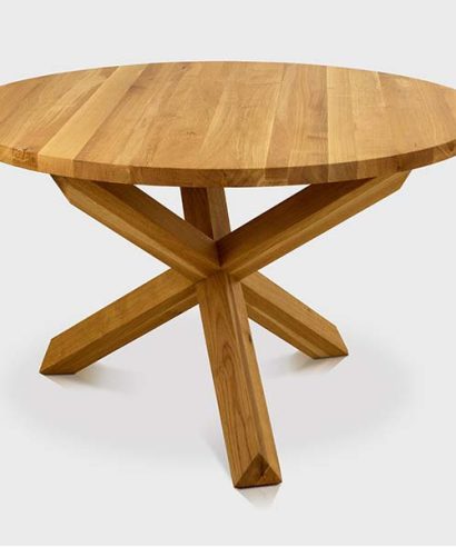 Runder Holztisch aus Eiche, Holztisch aus Eiche, Esstisch, echtes Holz, Tisch, Holztisch, Lofttisch, Holz, massiv Holz, Eichenholz, Holzplatte, Tischplatte, Schreibtisch, Massmöbel, luxus möbel, moderne möbel, designermöbel, design möbel online shop, edle möbel, exklusive Esstische, Exklusive Möbel, Echtholz, Echtholzmöbel, Holztisch aus Eiche, Esstisch aus Eiche, skandinavisch, minimalistisch