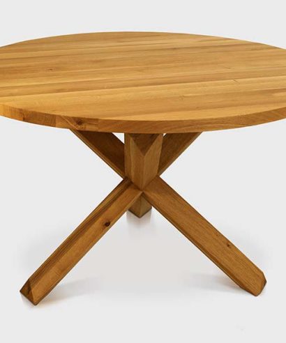 Runder Holztisch aus Eiche, Holztisch aus Eiche, Esstisch, echtes Holz, Tisch, Holztisch, Lofttisch, Holz, massiv Holz, Eichenholz, Holzplatte, Tischplatte, Schreibtisch, Massmöbel, luxus möbel, moderne möbel, designermöbel, design möbel online shop, edle möbel, exklusive Esstische, Exklusive Möbel, Echtholz, Echtholzmöbel, Holztisch aus Eiche, Esstisch aus Eiche, skandinavisch, minimalistisch