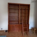 Bibliothek aus Eiche, Regal aus Holz