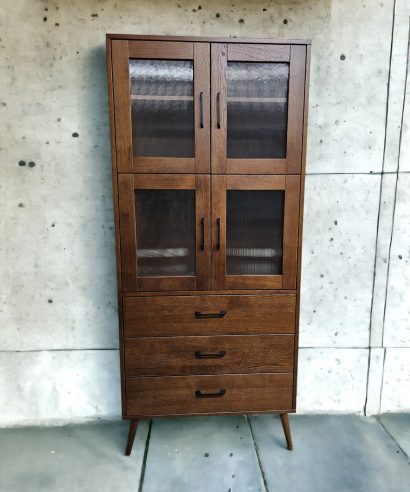 Mid-Century modern Bar, Mid-Century Regal, Regal aus Eiche, Regal aus Eichenholz